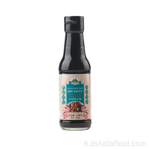 Salsa di soia scura senza glutine da 150 ml